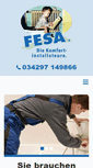 Mobile Screenshot of fesa-leipzig.de