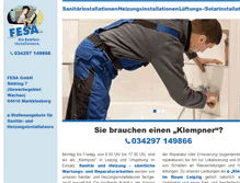 Tablet Screenshot of fesa-leipzig.de